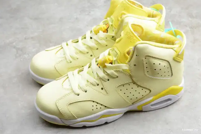 Cheap Kickmax Air 543390-800 Retro Jordan 6 Yellow Dynamic (GS) Floral 0624